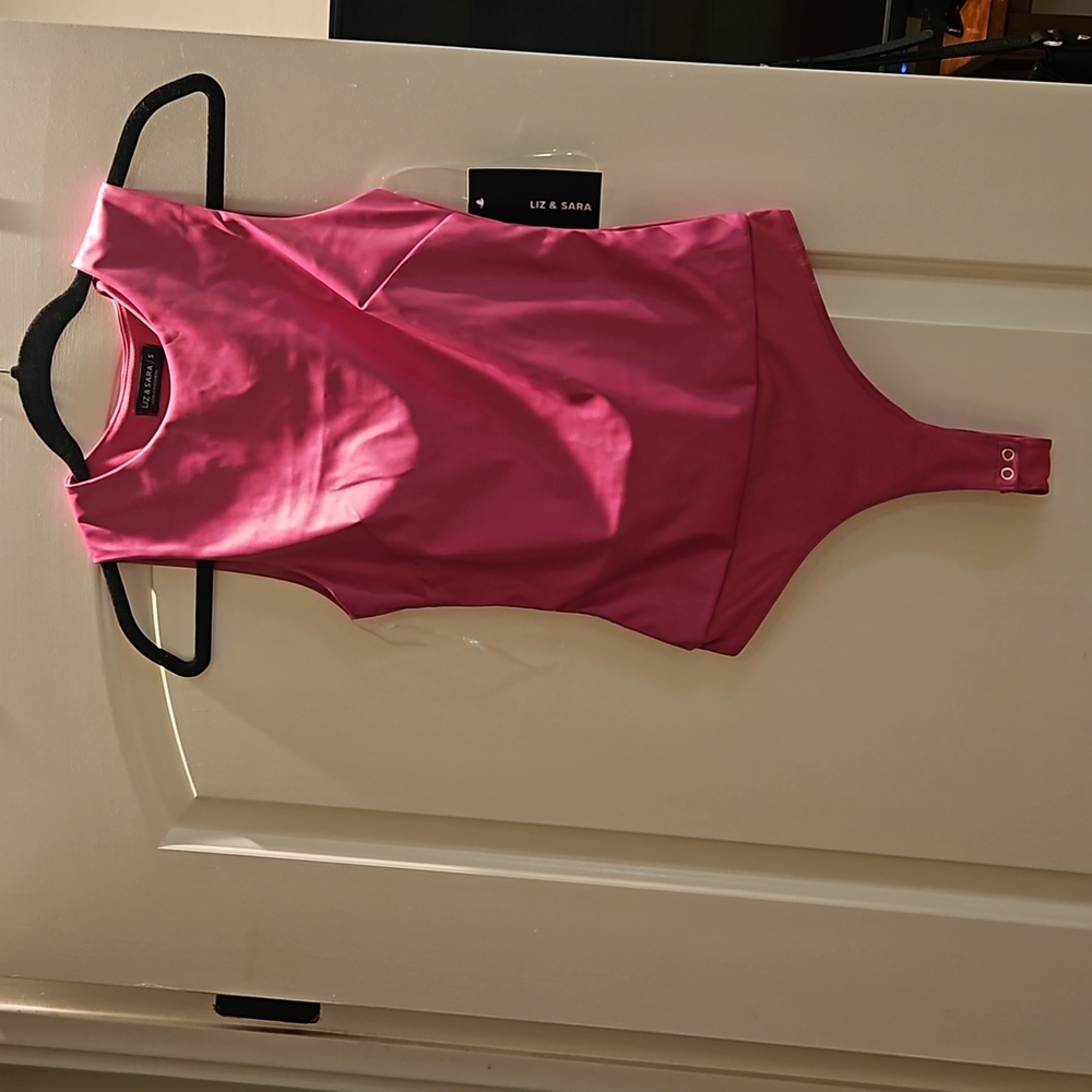 Faux leather body suot